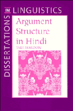 bokomslag Argument Structure in Hindi
