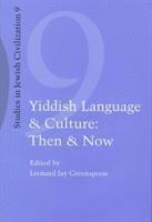 bokomslag Yiddish Language and Culture