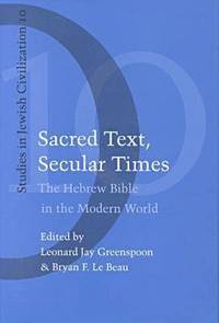 bokomslag Sacred Text, Secular Times