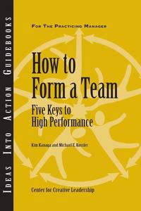 bokomslag How to Form a Team: Five Keys to High Performance