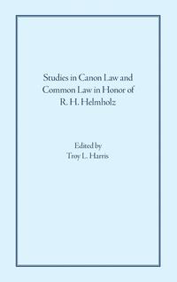 bokomslag Studies in Canon Law and Common Law in Honor of R. H. Helmholz