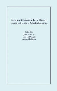 bokomslag Texts and Contexts in Legal History