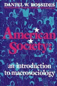 bokomslag American Society