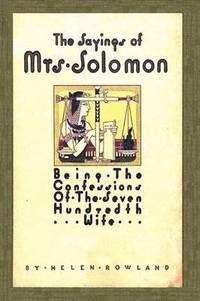 bokomslag The Sayings of Mrs. Solomon
