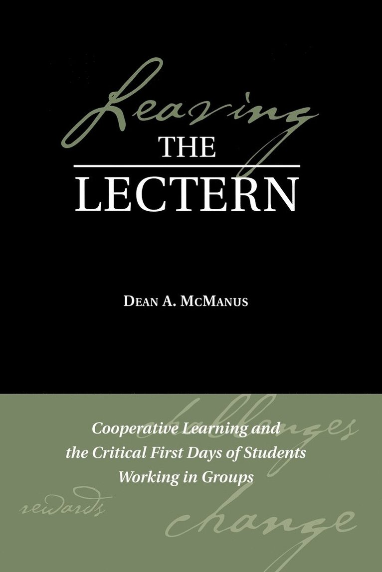 Leaving the Lectern 1