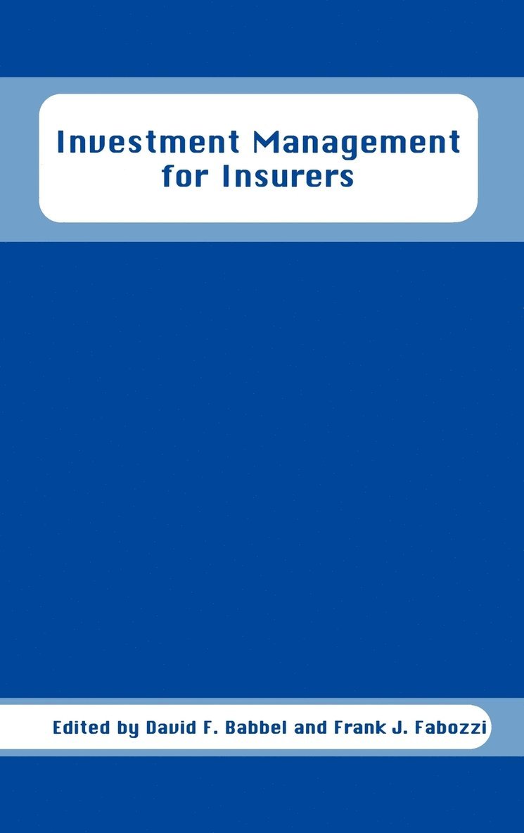 Investment Management for Insurers 1