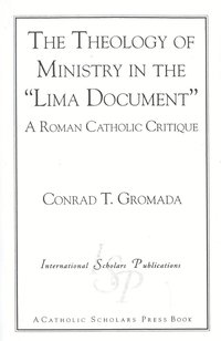bokomslag Theology of Ministry in the 'Lima Document'