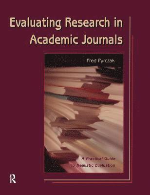 bokomslag Evaluating Research in Academic Journals