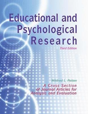 bokomslag Educational and Psychological Research