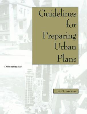 bokomslag Guidelines for Preparing Urban Plans