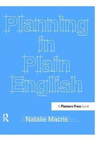 bokomslag Planning in Plain English