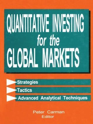 Peter Carman - Quantitative Investing for the Global Markets, Inbunden