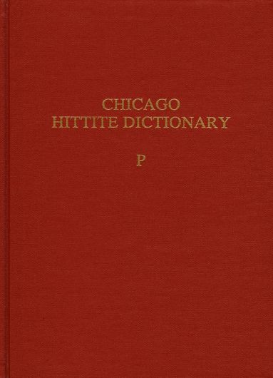 bokomslag Hittite Dictionary of the Oriental Institute of the University of Chicago Volume P, fascicles 1-3