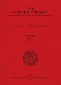 bokomslag Hittite Dictionary of the Oriental Institute of the University of Chicago. Volume S, fascicle 3