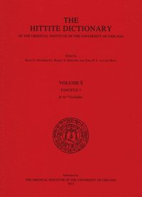 bokomslag Hittite Dictionary of the Oriental Institute of the University of Chicago. Volume S, fascicle 3