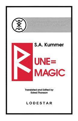 Siegfried Adolf Kummer - Rune-Magic, Häftad