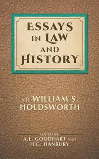 bokomslag Essays in Law and History
