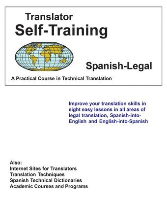 bokomslag Translator Self Training Spanish-Legal
