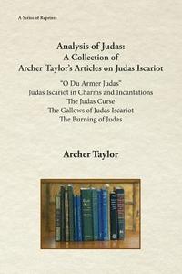 bokomslag Analysis of Judas: A Collection of Archer Taylor's Articles on Judas Iscariot