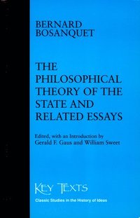 bokomslag Philosophical Theory Of The State Related Essays