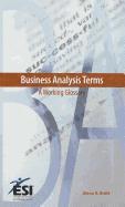 bokomslag Business Analysis Terms