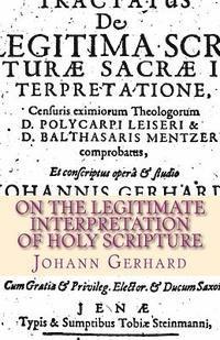 bokomslag On the Legitimate Interpretation of Holy Scripture