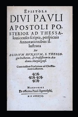 The Second Letter of Saint Paul the Apostle to the Thessalonians 1