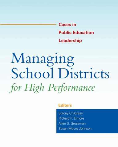 Stacey M. Childress, Richard Elmore, Allen Grossman, Susan Moore Johnson - Managing School Districts for High Performance, Häftad