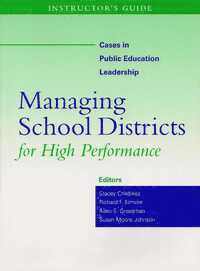 bokomslag Instructor's Guide to Managing School Districts for High Performance