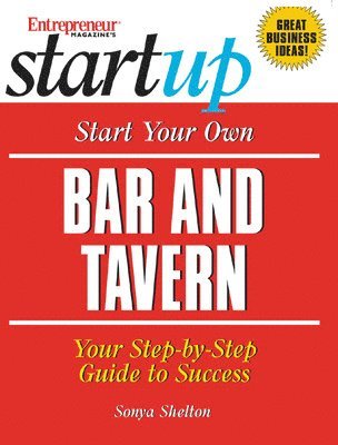 N/A Entrepreneur Press, Entrepreneur Press - Start Your Own Bar and Tavern, Häftad