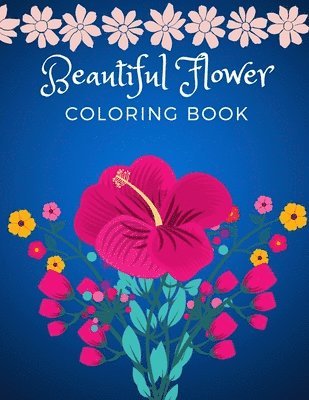 bokomslag Beautiful Flower Coloring Book