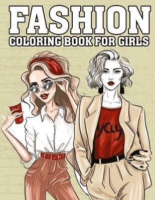 Fashion Coloring Book For Girls 1