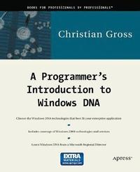 bokomslag A Programmer's Introduction to Windows DNA