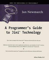 bokomslag A Programmer's Guide to Jini Technology