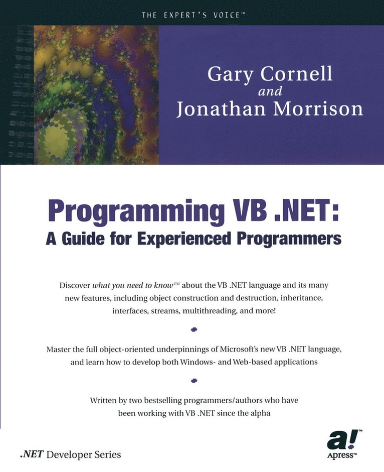 Jonathan Morrison, Gary Cornell - Programming VB .NET, Häftad