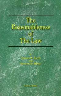 bokomslag The Reasonableness of the Law