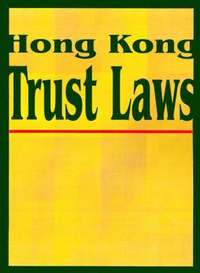 bokomslag Hong Kong Trust Laws