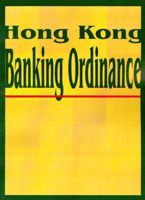 bokomslag Hong Kong Banking Ordinance