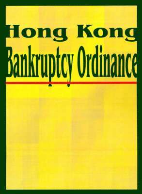 bokomslag Hong Kong Bankruptcy Ordinance