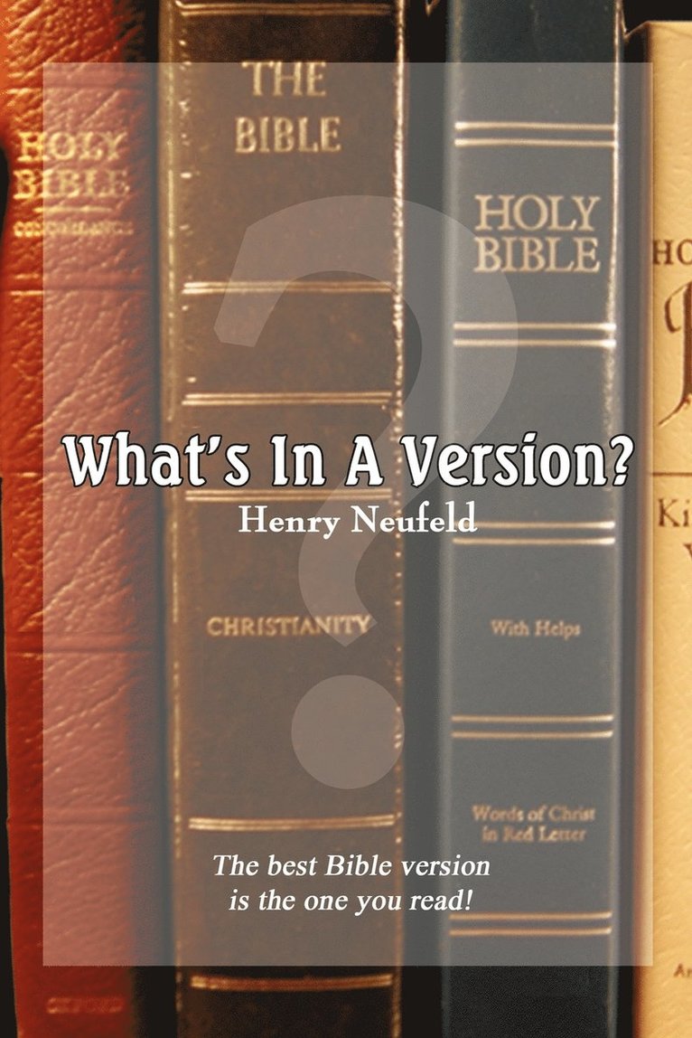 What's in a Version?
