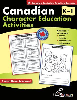 bokomslag Canadian Character Education Activities Grades K-1