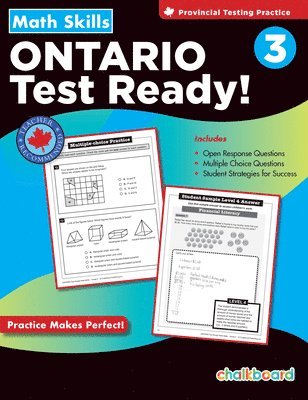 bokomslag Eqao Test Ready Math Skills Grade 3