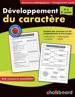 Developpement Du Caractere 4-6 1