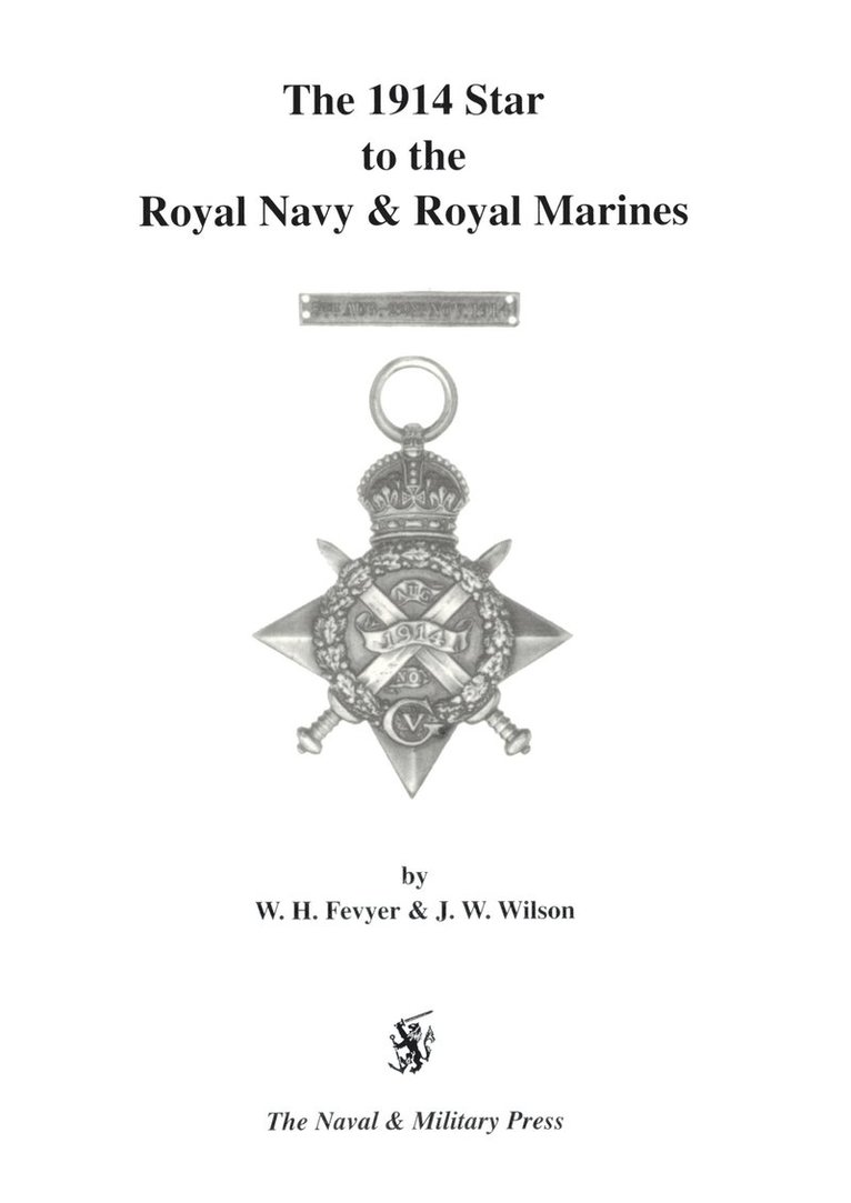 1914 Star to the Royal Navy and Royal Marines 1