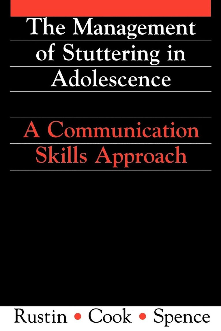 Management of Stuttering in Adolescence 1