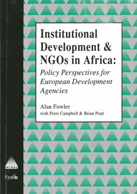 bokomslag Institutional Development and NGOs in Africa