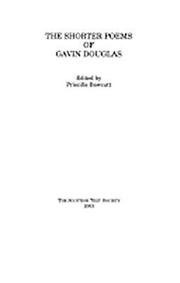 bokomslag Shorter Poems of Gavin Douglas