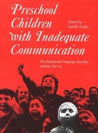 bokomslag Preschool Children with Inadequate Communication