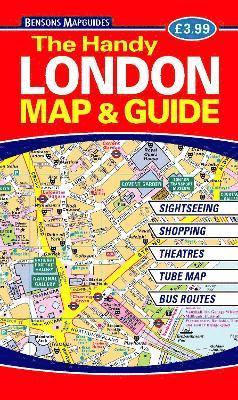 Bensons MapGuides, Bensons Mapguides - Handy London Map & Guide, Häftad