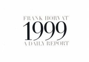 Frank Horvat - A Daily Report--1999, Häftad